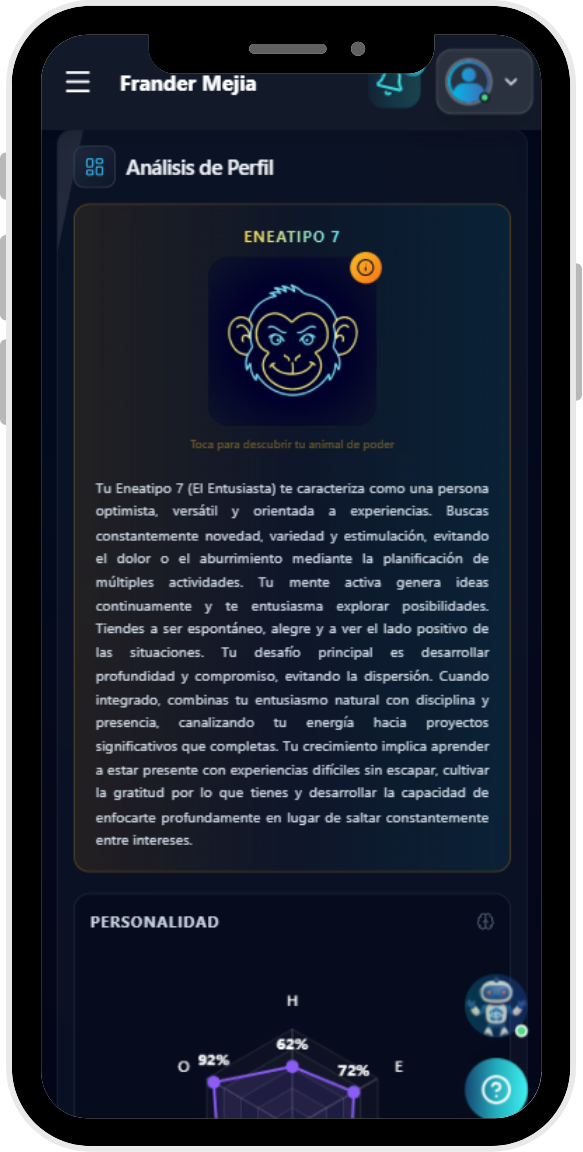 360Pathfinder App - Tu Perfil Completo
